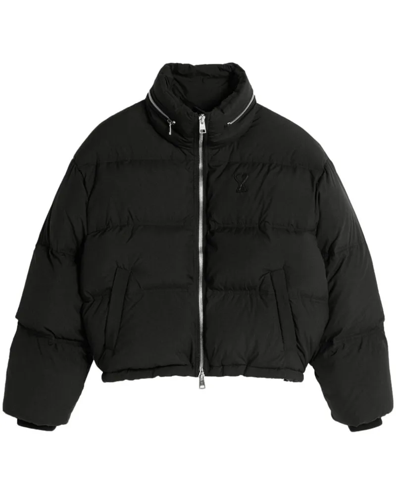 AMI Paris Ami de Coeur Daunenjacke - Schwarz Schwarz