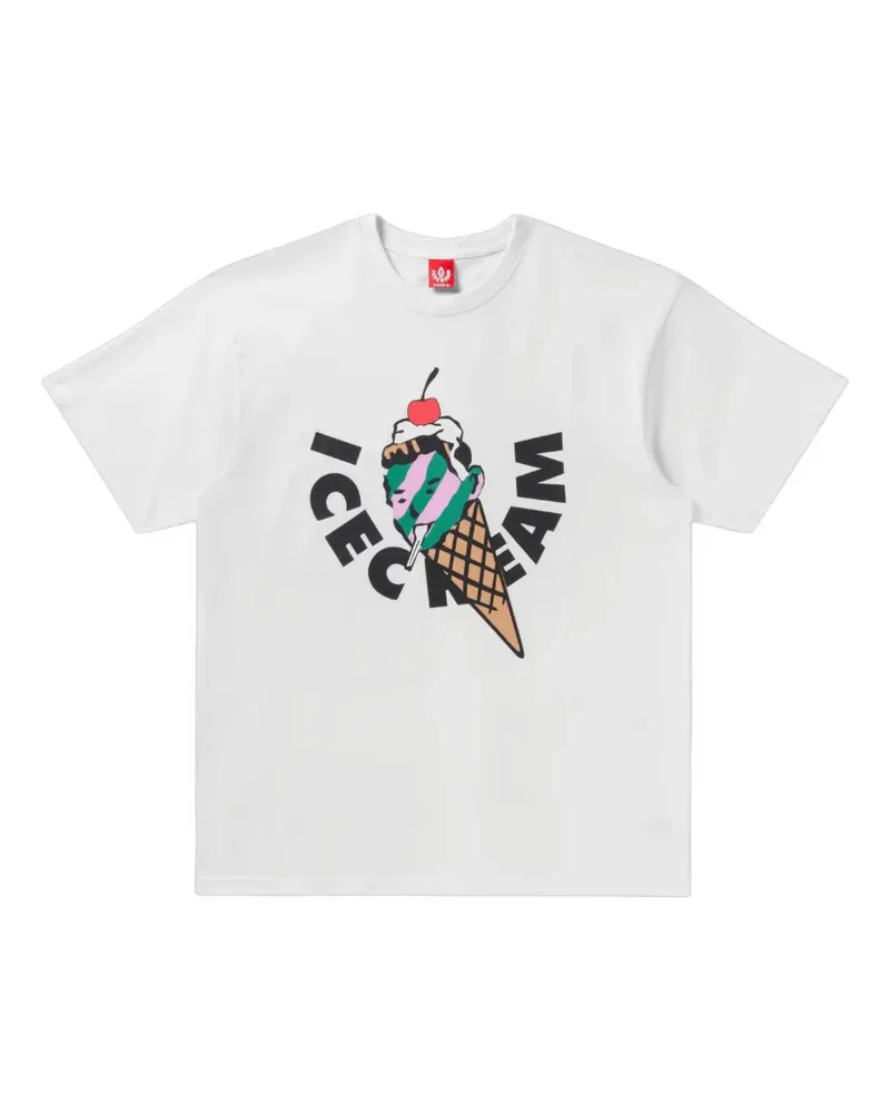 ICECREAM Kurzärmeliges Spoonfull T-Shirt - Weiß Weiß