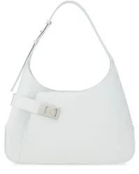 Ferragamo Klassische Hobo-Tasche Weiß