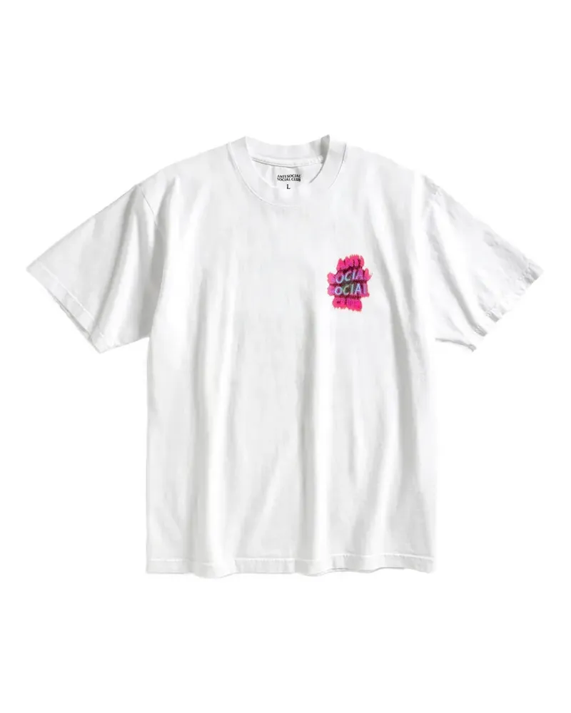 Anti Social Social Club Thermal Flame T-shirt - Weiß Weiß