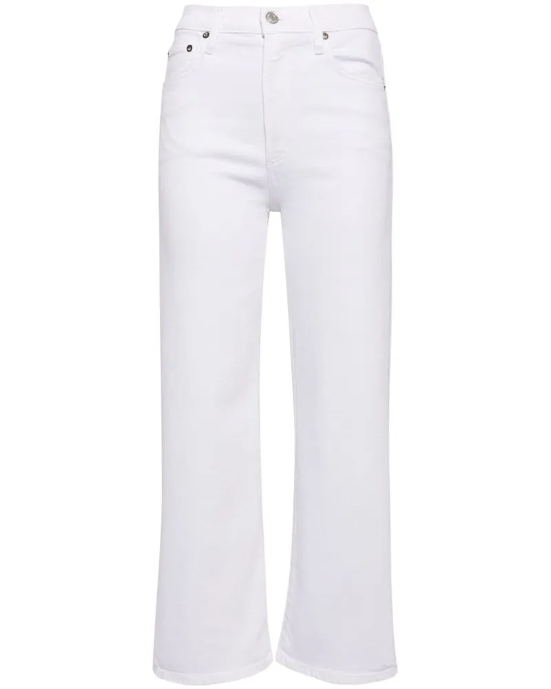 AGOLDE Harped Straight-Leg-Jeans Weiß