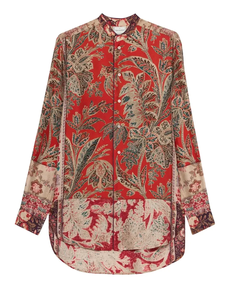 Pierre-Louis Mascia Hemd mit Paisleymuster - Rot Rot