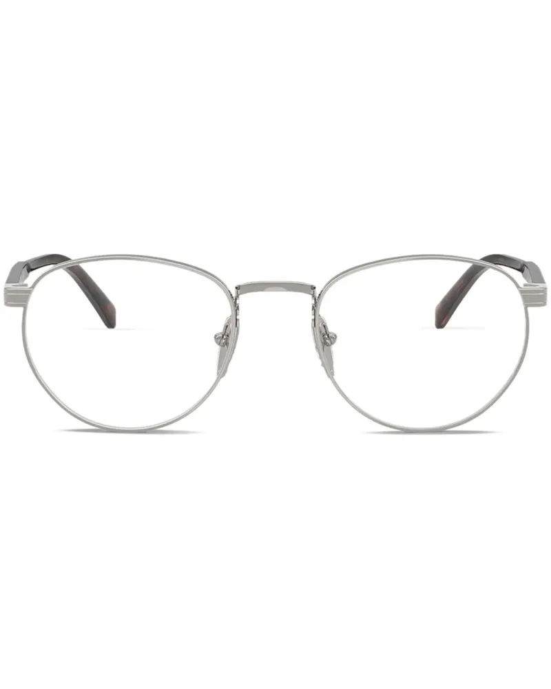 Prada Brille mit rundem Gestell - Grau Grau