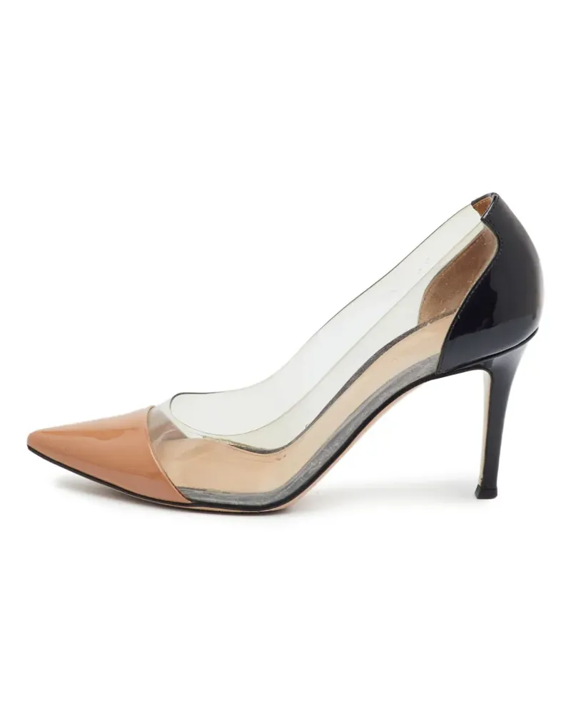Gianvito Rossi Pumps mit spitzer Kappe 70mm - Weiß Weiß