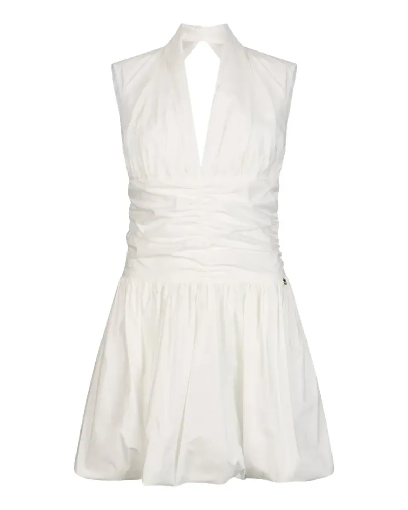 Liu Jo V-neck mini dress - Weiß Weiß