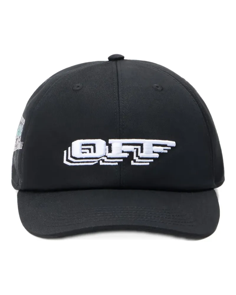 OFF-WHITE OFF Train motifs six-panel baseball cap - Schwarz Schwarz