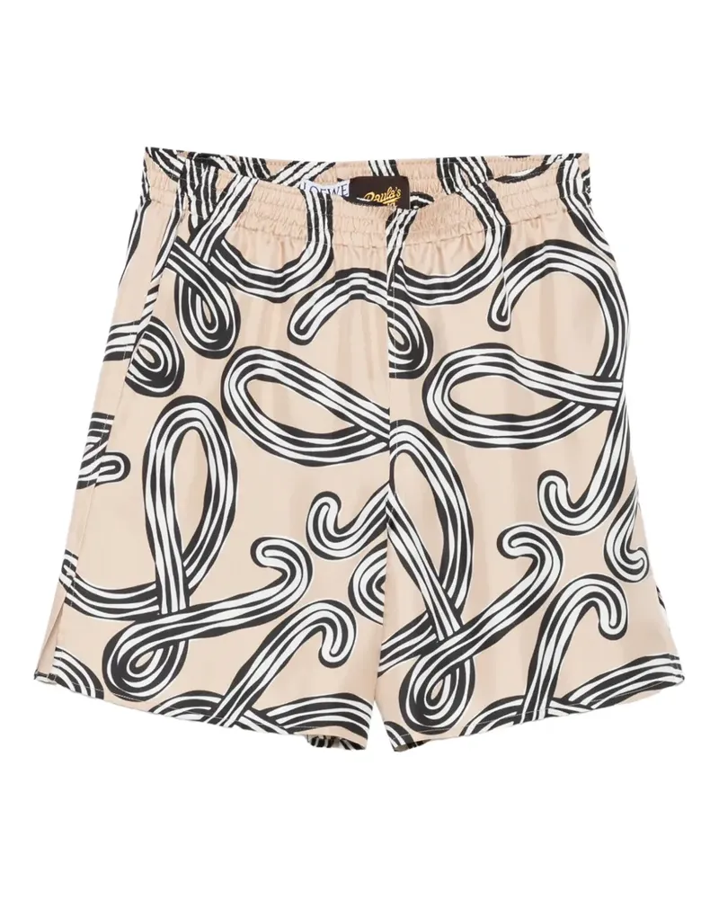 Loewe x Paula's Ibiza elastic-waistband shorts - Nude Nude