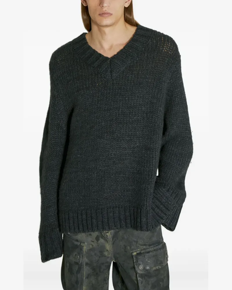 Guess Pullover mit V-Ausschnitt - Schwarz Schwarz