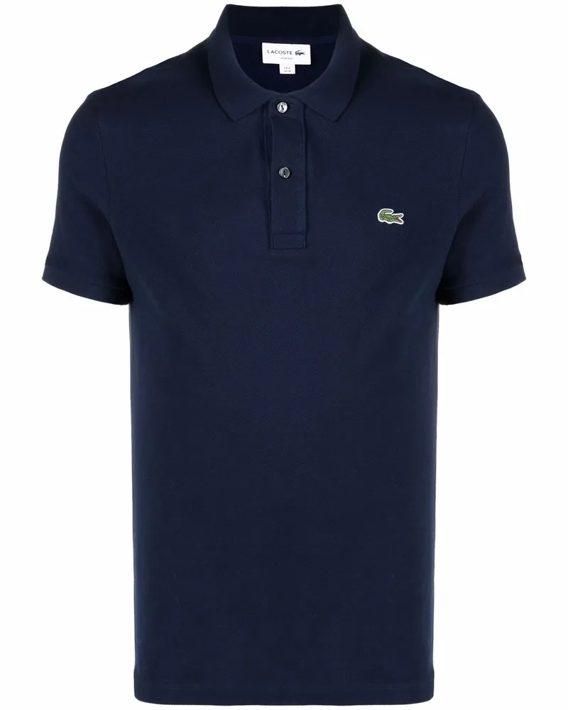 Lacoste Poloshirt mit Logo-Stickerei - Blau Blau