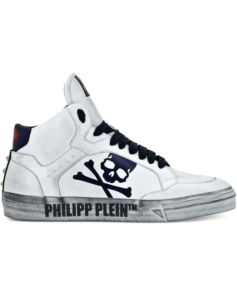 Philipp Plein Retrokickz TM Sneakers - Weiß Weiß