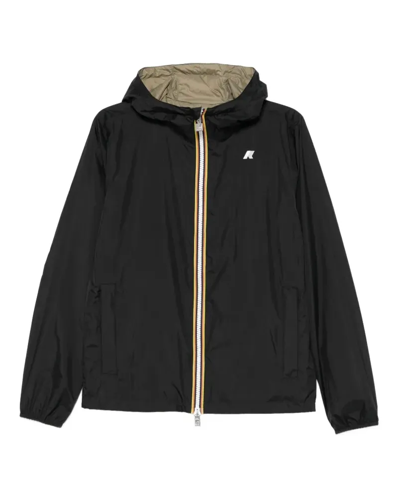 K-Way Jake Kapuzenjacke - Schwarz Schwarz