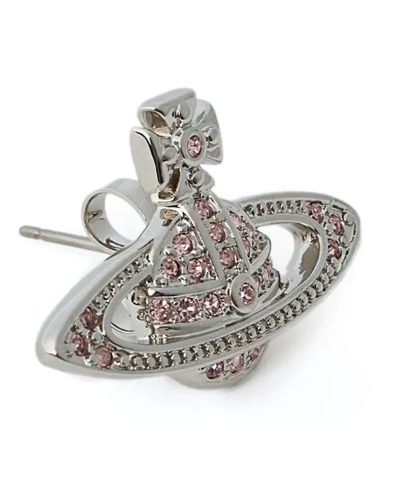 Vivienne Westwood Basrelief Ohrringe mit Orb-Motiv - Silber Silber