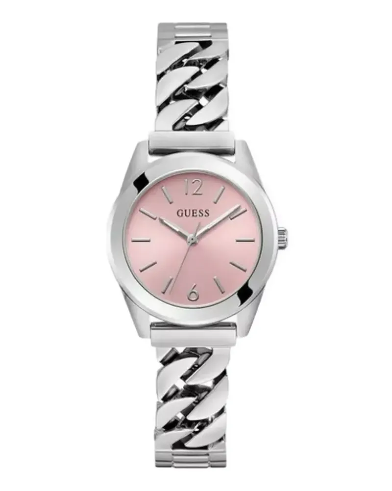 Guess chain-link 32mm watch - Rosa Rosa