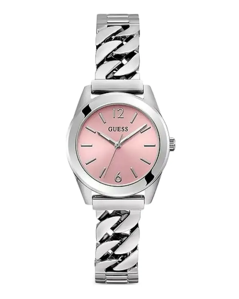 Guess Armbanduhr mit Kettengliedern 32mm - Rosa Rosa