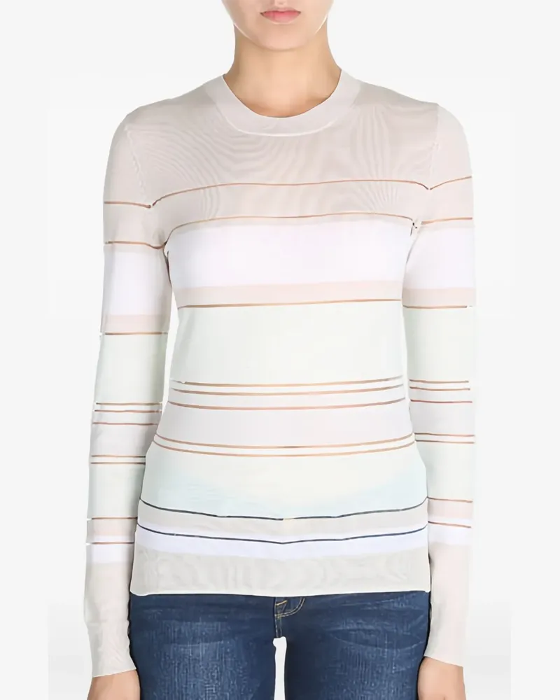 Jason Wu Gestreifter Pullover - Nude Nude