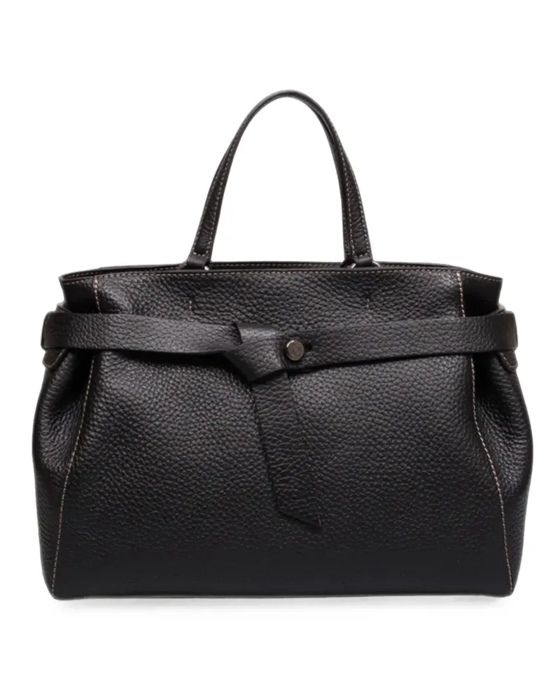 Gianni Chiarini grainy-leather tote bag - Schwarz Schwarz