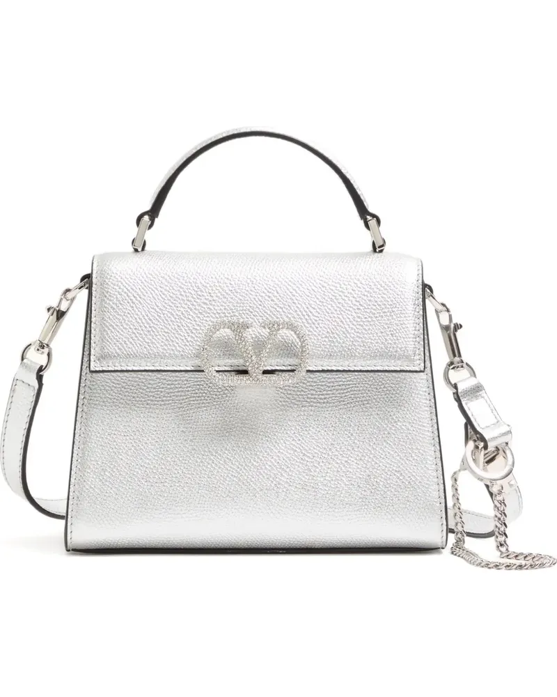 Valentino Garavani Mini VSling Tote Bag - Silber Silber