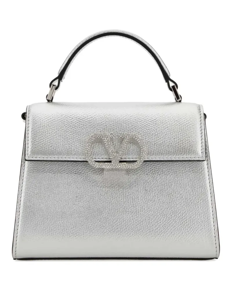 Valentino Garavani Mini VSling Tote Bag - Silber Silber