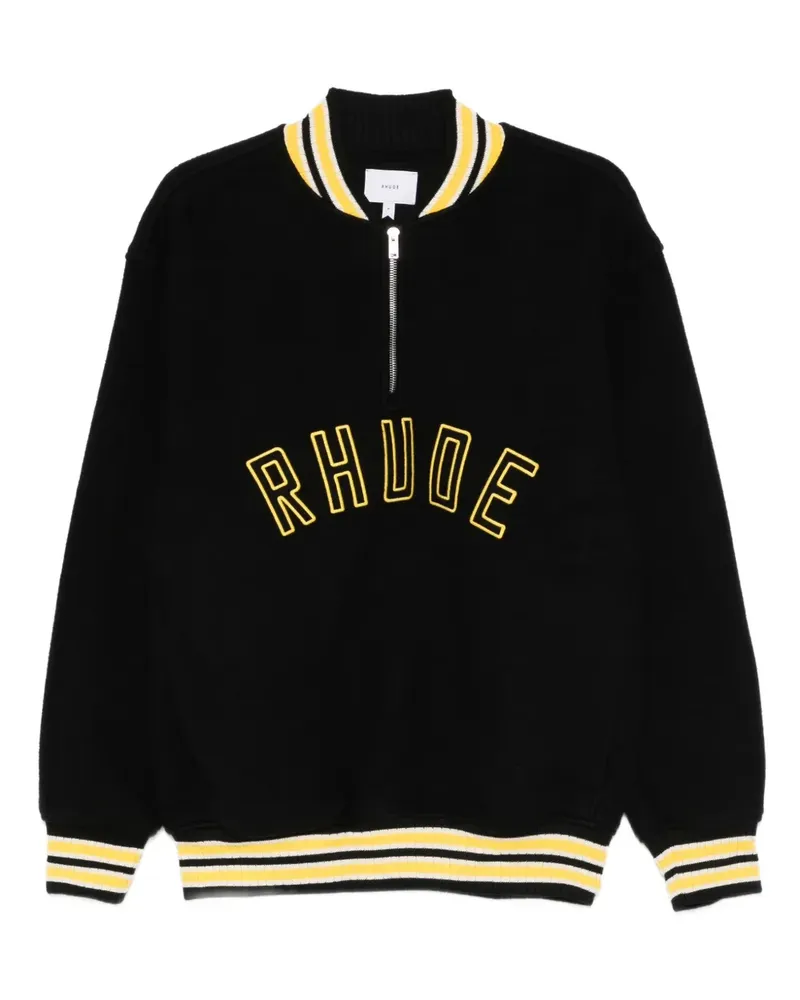RHUDE zip-up sweatshirt - Schwarz Schwarz