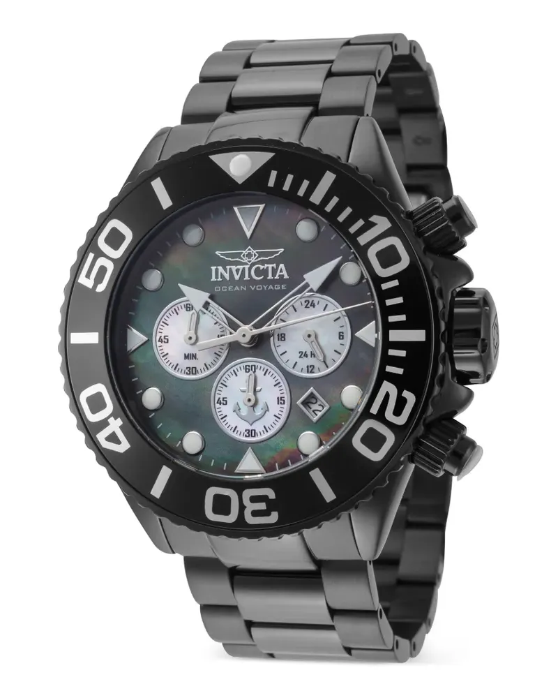 Invicta Ocean Voyage Chronograph 52mm - Schwarz Schwarz