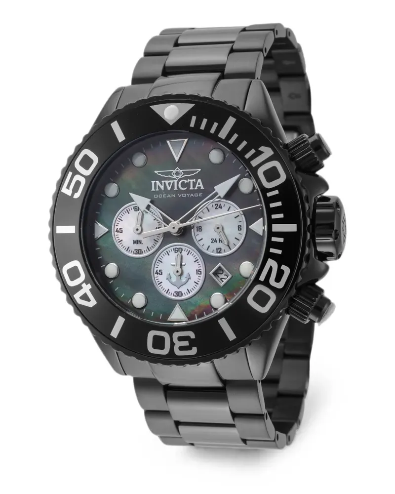 Invicta Ocean Voyage Chronograph 52mm - Schwarz Schwarz