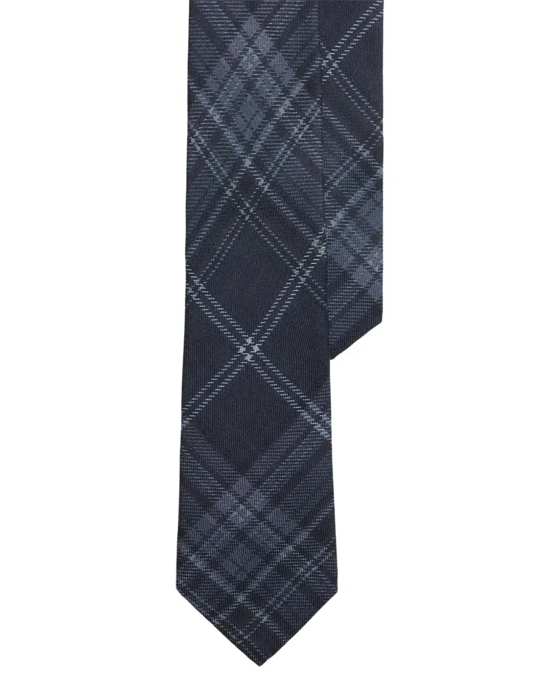Ralph Lauren Krawatte mit Karomuster - Blau Blau