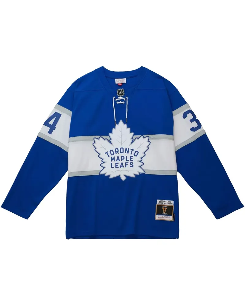 Mitchell & Ness 2017 Auston Mathews Toronto Maple Leafs Trikot - Blau Blau