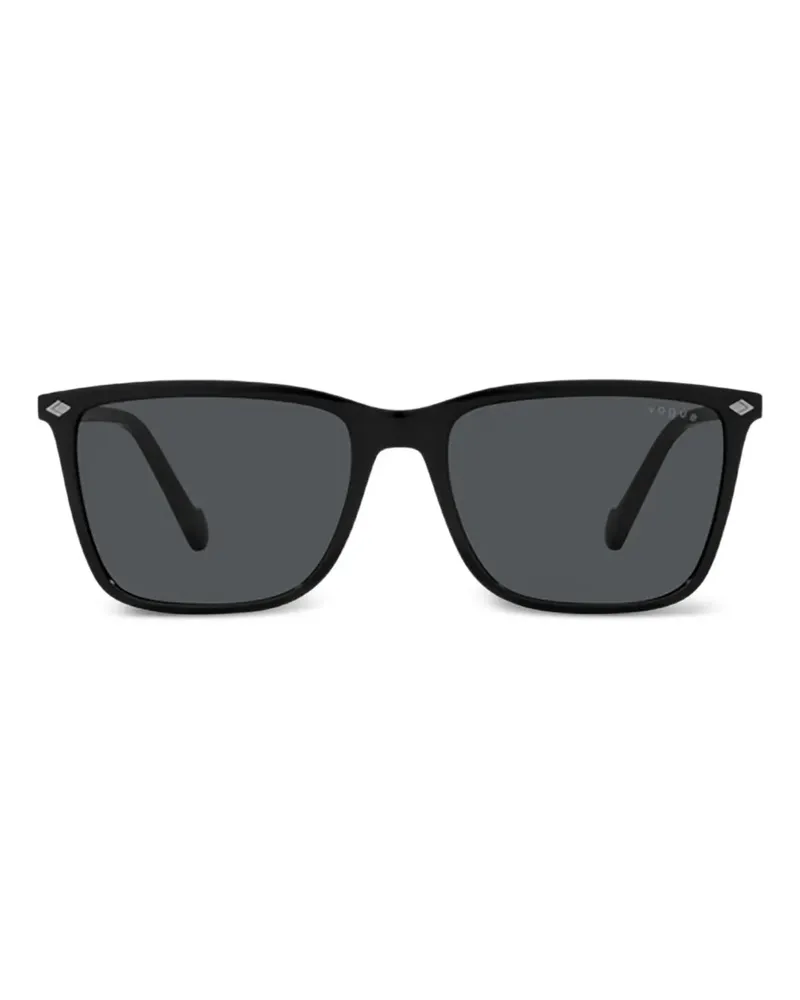 Vogue Sonnenbrille mit eckigem Gestell - Schwarz Schwarz