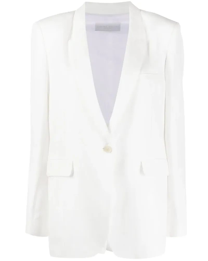 Fabiana Filippi Blazer mit steigendem Revers - Weiß Weiß