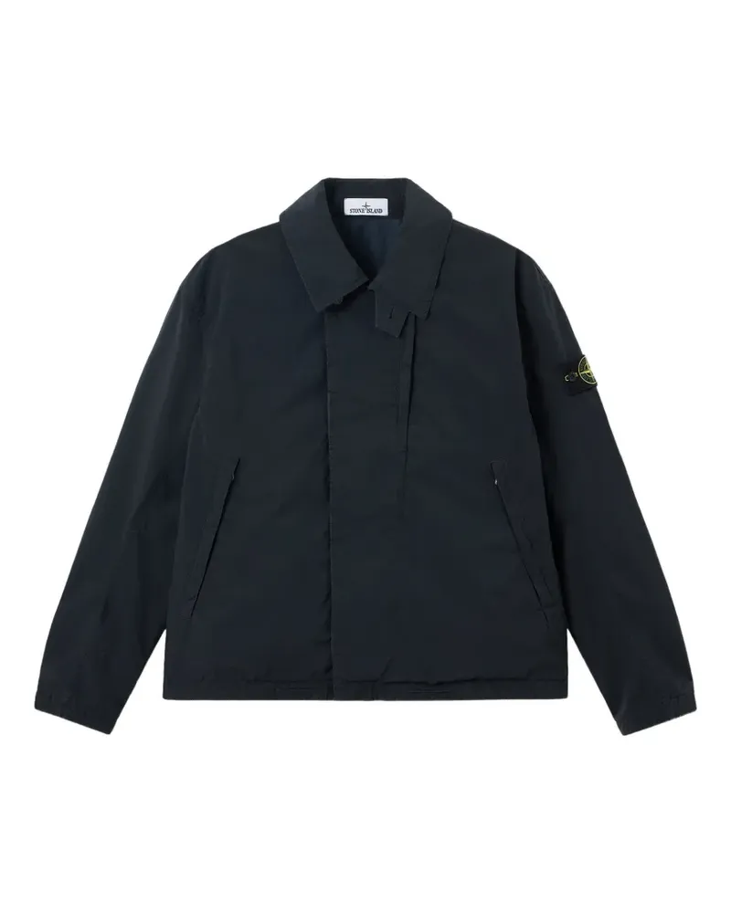 Stone Island Isolierte Jacke mit Logo-Patch - Blau Blau