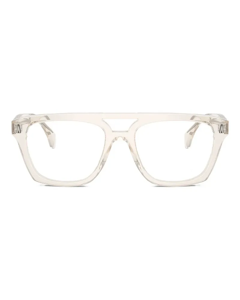 Moncler square-frame glasses - Nude Nude