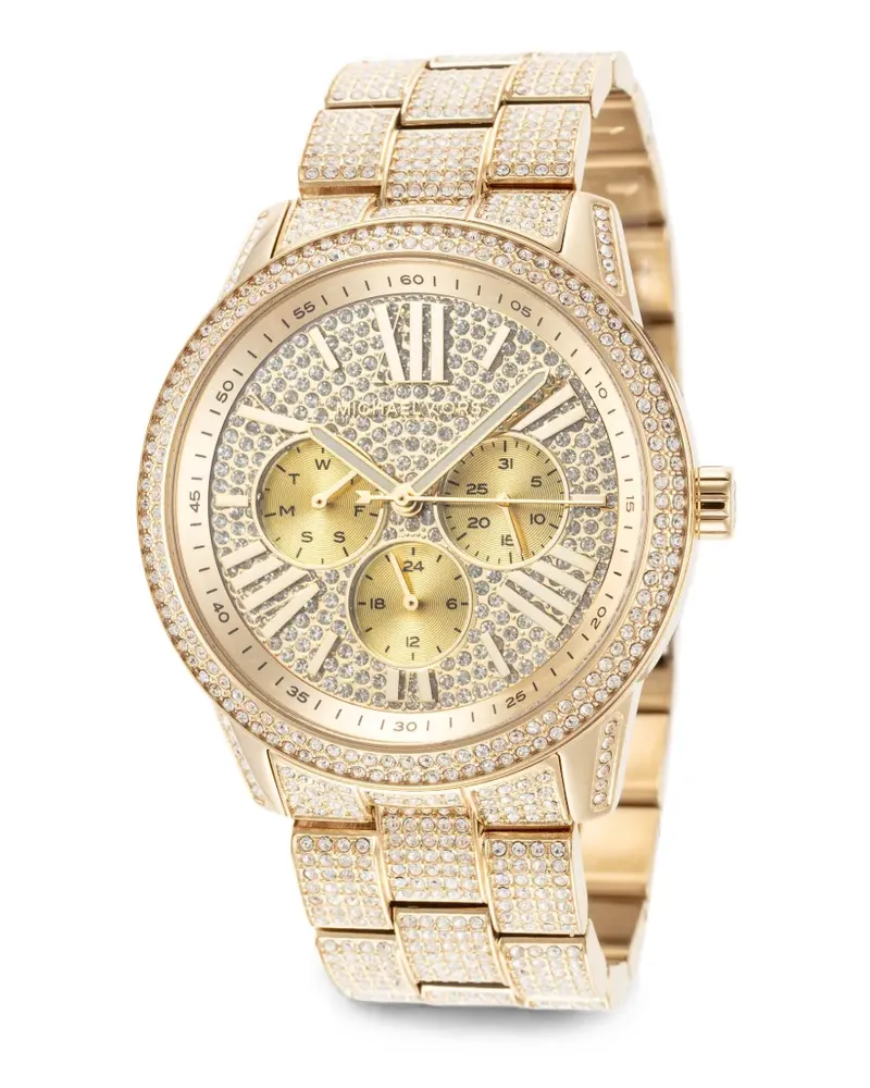 Michael Kors Brynn crystal-pavé 42mm watch - Gold Gold