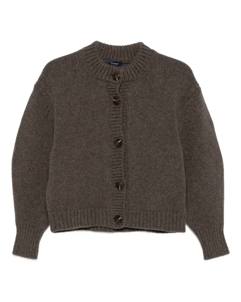Soeur Leonard Cardigan mit Knopfverschluss - Braun Braun