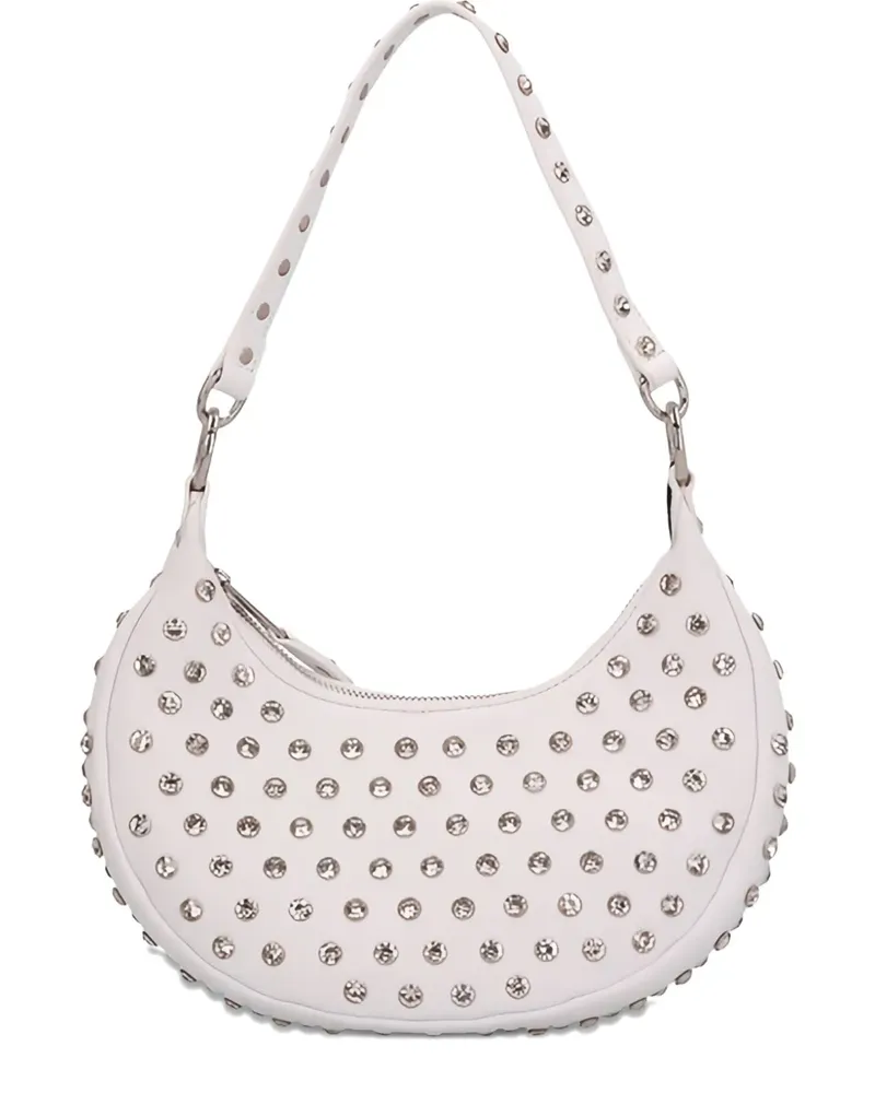Retrofête Maybelle Schultertasche mit Kristallen - Weiß Weiß