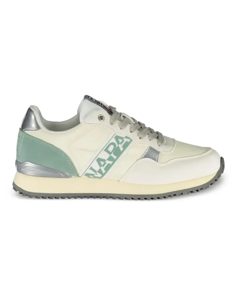 Napapijri Race logo-print sneakers - Nude Nude