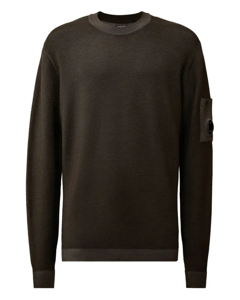 C.P. Company Pullover mit Linsen-Detail - Grau Grau