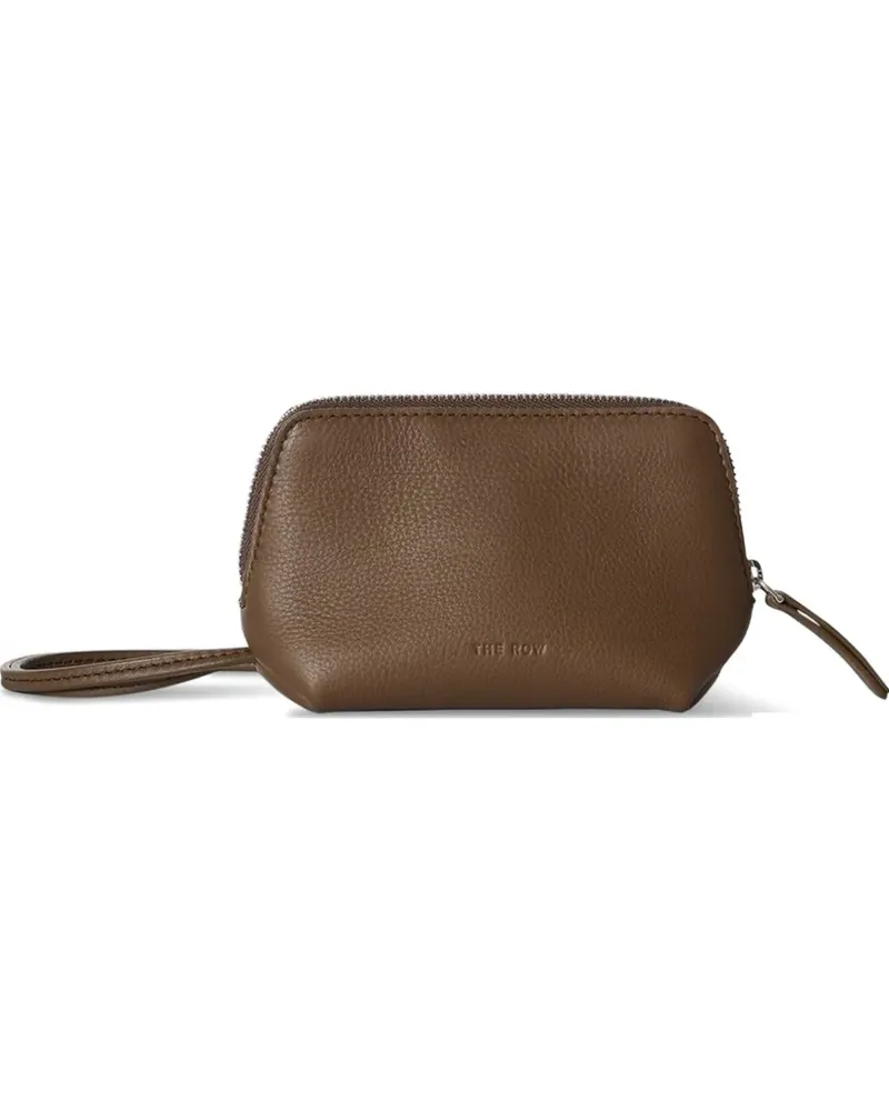 The Row Owen Clutch - Braun Braun