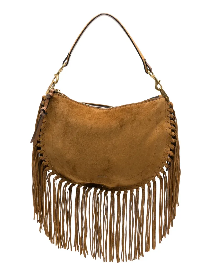 Isabel Marant Schultertasche mit Fransen - Braun Braun