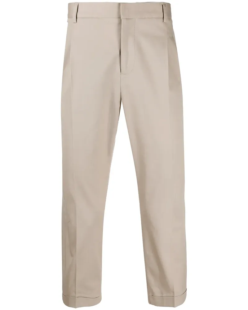 Daniele Alessandrini Klassische Cropped-Hose - Nude Nude