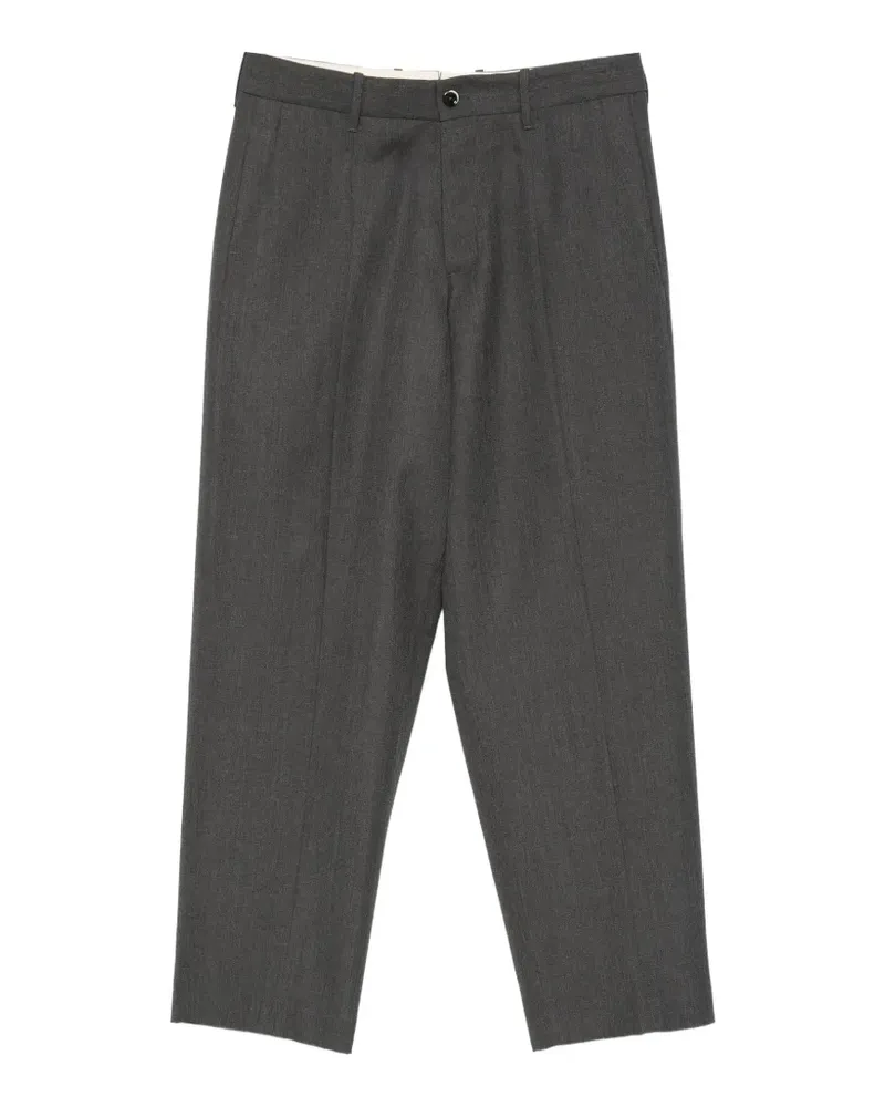 nine:inthe:morning Meteorite Straight-Leg-Hose mit Bügelfalten - Grau Grau
