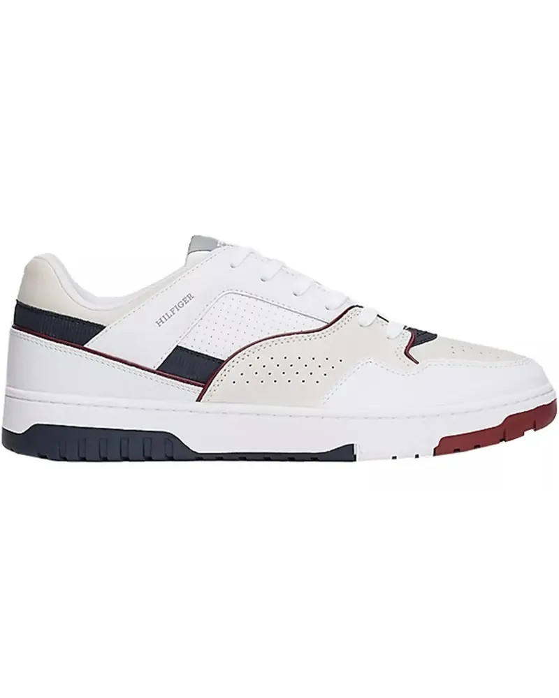 Tommy Hilfiger Sneakers in Colour-Block-Optik - Weiß Weiß
