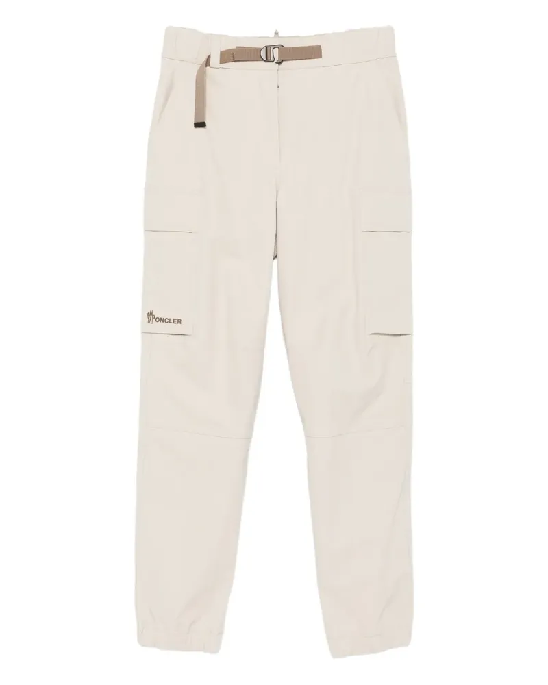 Moncler belted cargo pants - Nude Nude