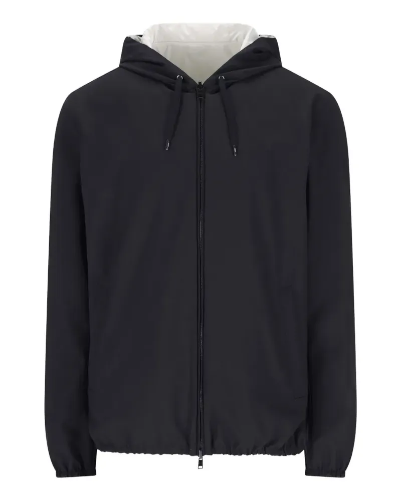 Herno zip hooded jacket - Blau Blau