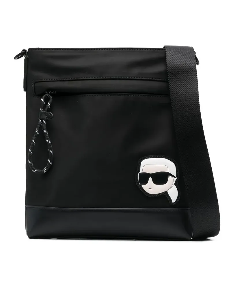 Karl Lagerfeld Ikon 2.0 Kuriertasche - Schwarz Schwarz