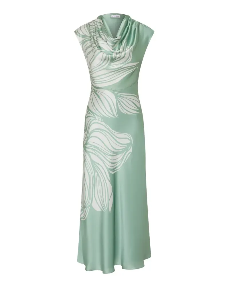 Rebecca Vallance Lalisa Midikleid mit Blumen-Print - Grün Grün