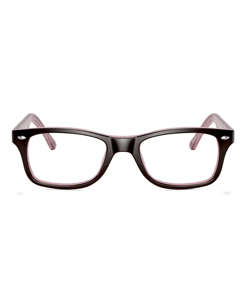 Ray Ban logo-detail glasses - Schwarz Schwarz