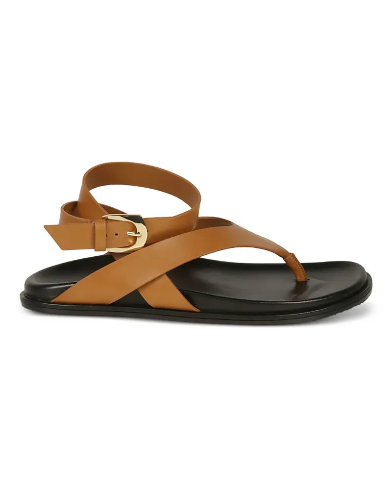 Stuart Weitzman Sandalen mit Knöchelriemen - Braun Braun