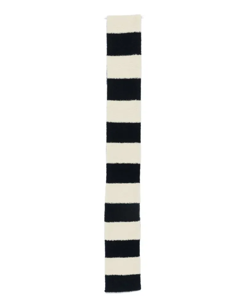 Roberto Collina striped-pattern scarf - Nude Nude