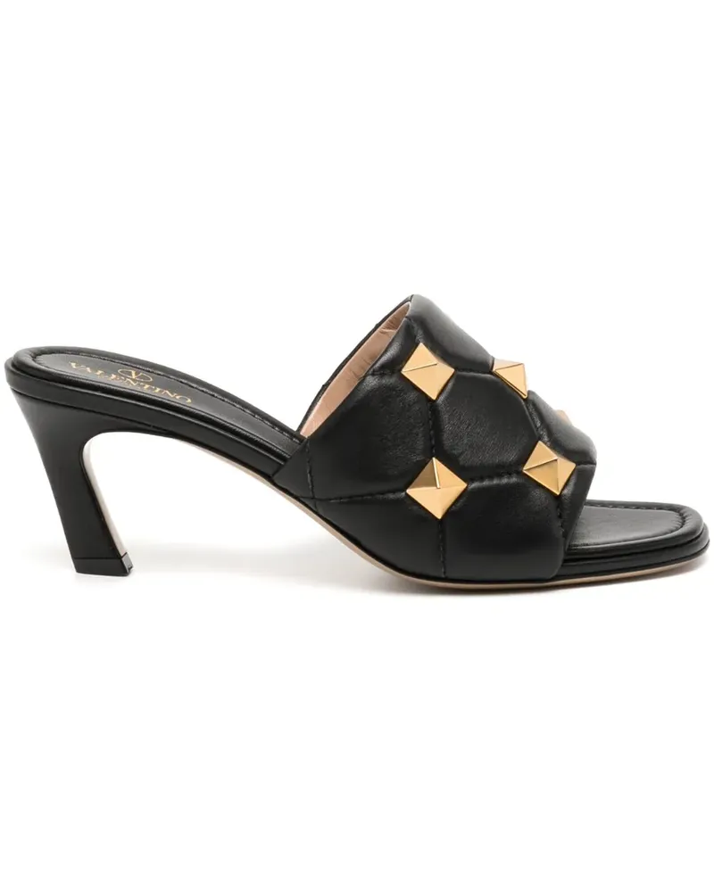 Valentino Garavani Roman Stud Mules - Schwarz Schwarz