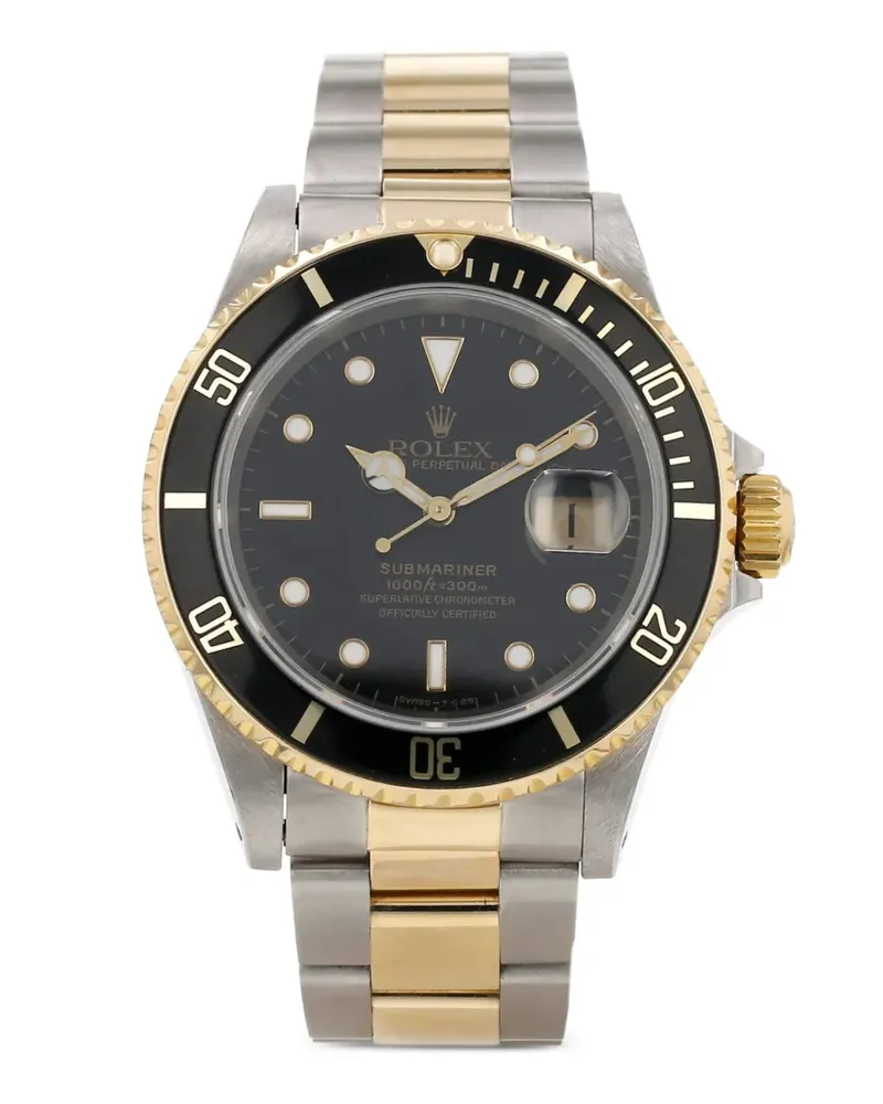 Rolex 1995 Submariner Date Armbanduhr 40mm - Schwarz Schwarz